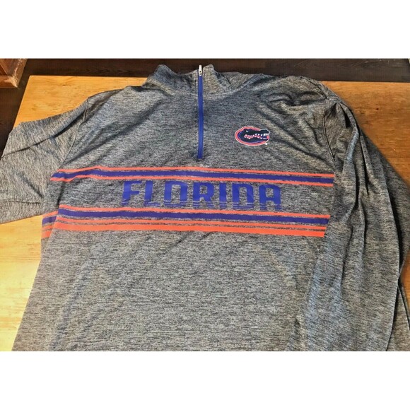 Colosseum Other - Florida Gators Quarterzip Long Sleeve Gray XXL 2XL Moisture Wicking